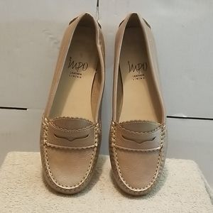 IMPO ADELL LEATHER LINING WOMENS FLATS SZ 8M